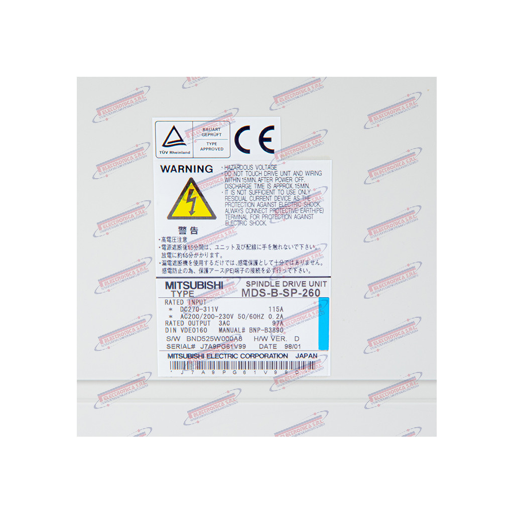 Azionamento Mandrino MITSUBISHI 