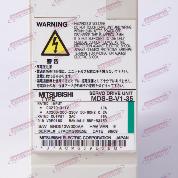 Azionamento MITSUBISHI 