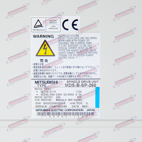 MITSUBISHI Spindle Drive