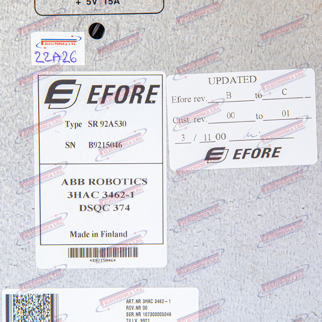 EFORE ABB ROBOTICS Power Supply