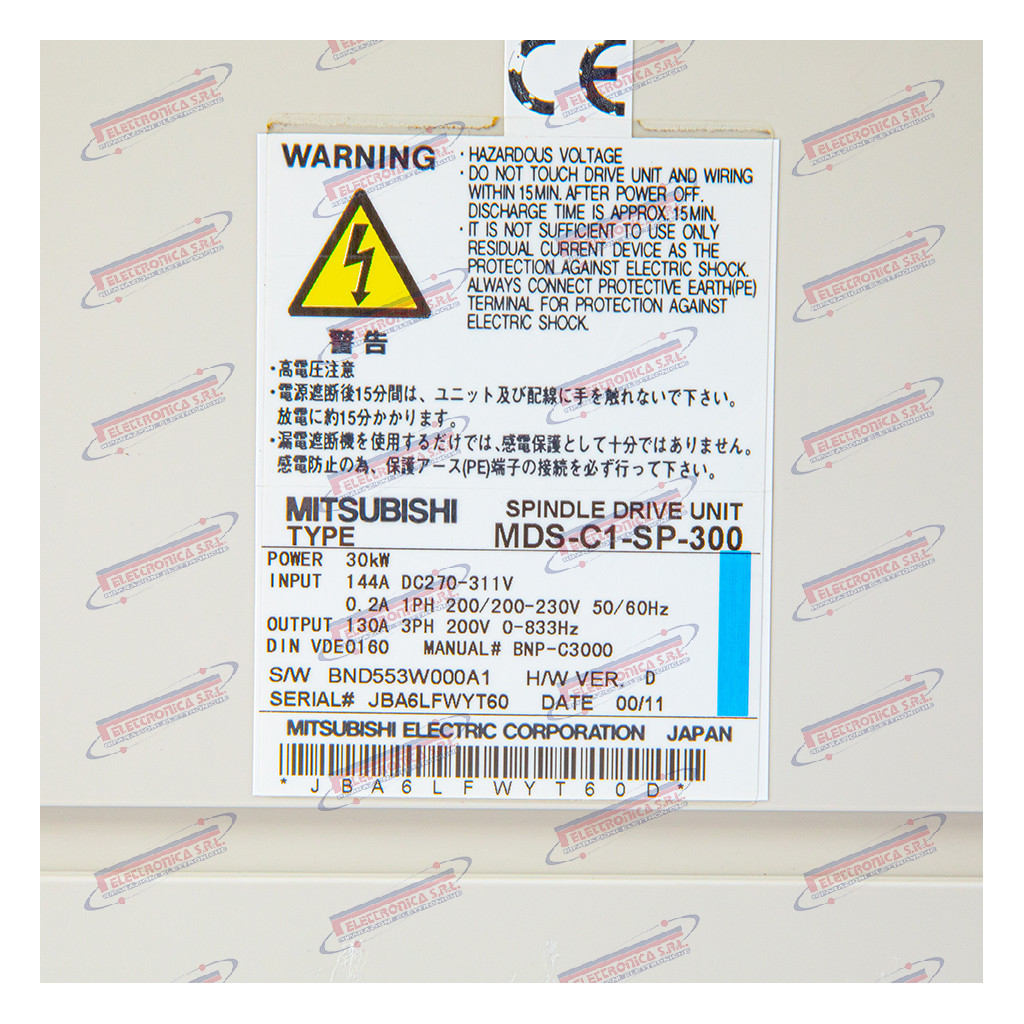 Azionamento Mandrino MITSUBISHI
