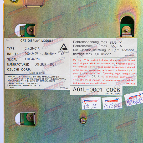 FANUC Color Monitor 14"