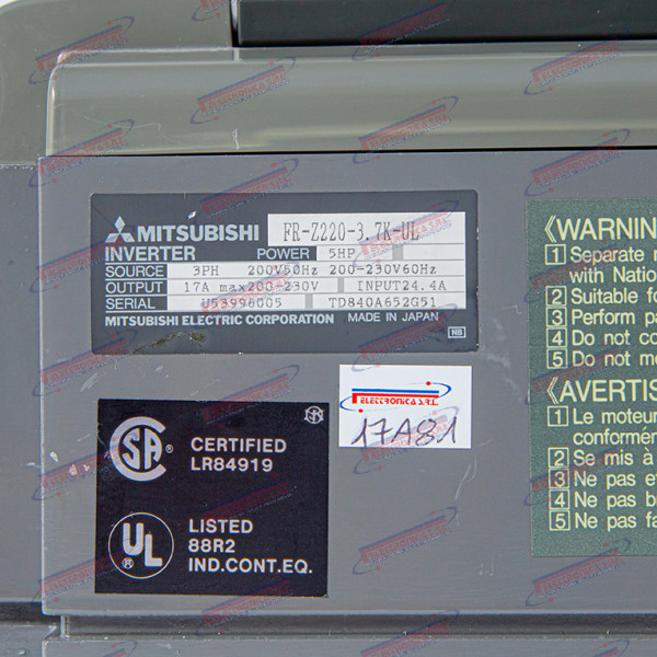 MITSUBISHI FREQROL Z200 Inverter